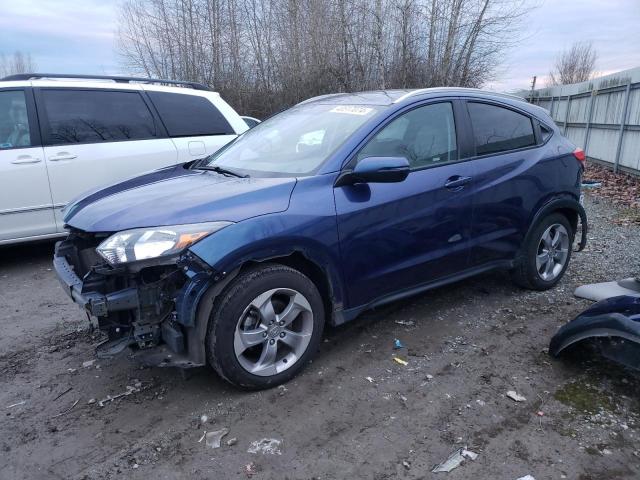 3CZRU6H79HM722232 - 2017 HONDA HR-V EXL BLUE photo 1