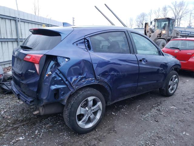 3CZRU6H79HM722232 - 2017 HONDA HR-V EXL BLUE photo 3