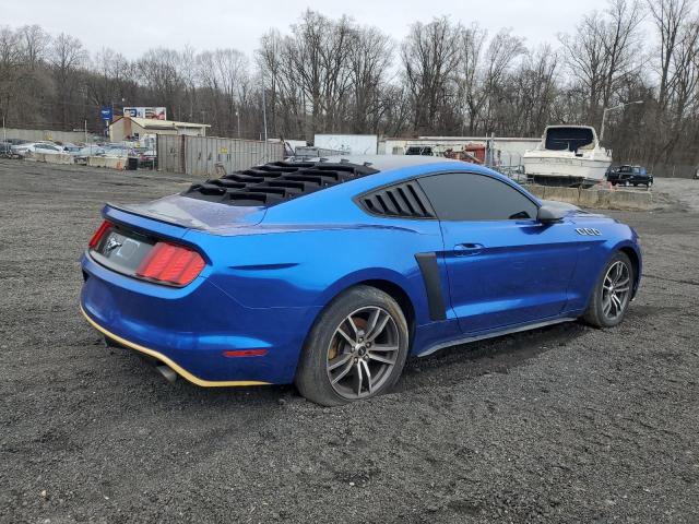 1FA6P8TH9H5305569 - 2017 FORD MUSTANG BLUE photo 3