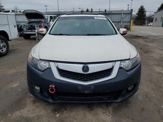 JH4CU2F61AC005313 - 2010 ACURA TSX WHITE photo 5