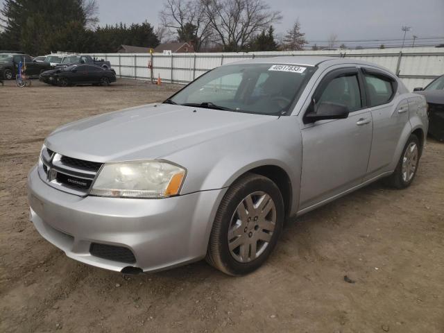 1B3BD4FG7BN559058 - 2011 DODGE AVENGER EXPRESS SILVER photo 1