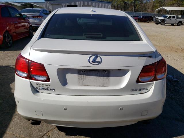 JTHBE96SX90043831 - 2009 LEXUS GS 350 WHITE photo 6