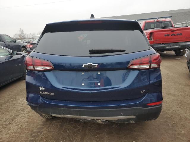 3GNAXKEV2NL238238 - 2022 CHEVROLET EQUINOX LT BLUE photo 6