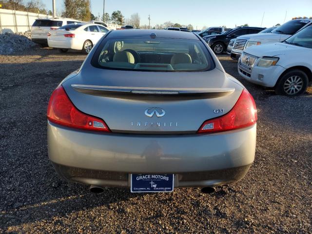 JNKCV64E49M606865 - 2009 INFINITI G37 BASE GRAY photo 6