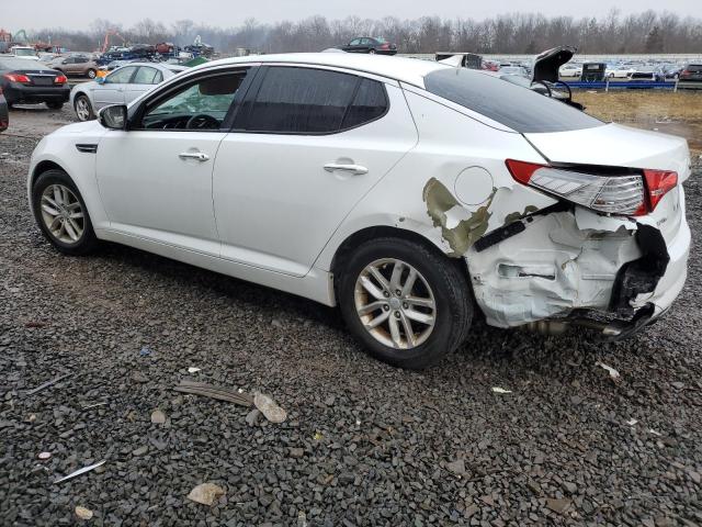 5XXGM4A78DG219623 - 2013 KIA OPTIMA LX WHITE photo 2