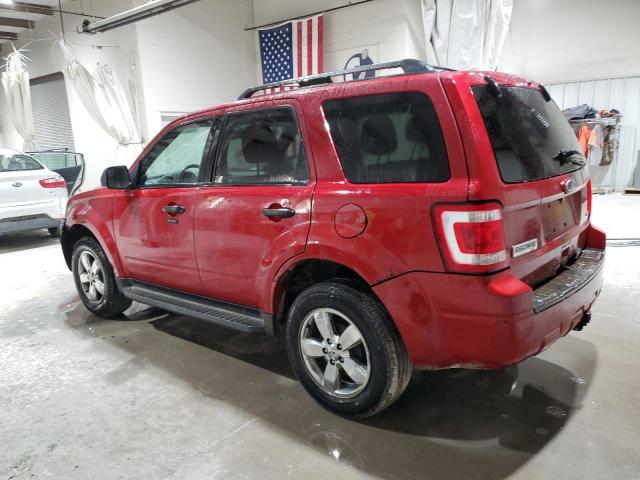 1FMCU9DG2AKA41521 - 2010 FORD ESCAPE XLT RED photo 2