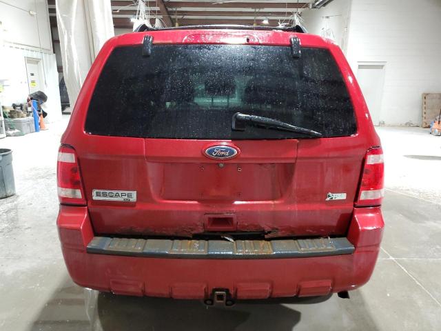 1FMCU9DG2AKA41521 - 2010 FORD ESCAPE XLT RED photo 6