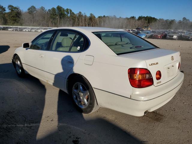 JT8BD68S8X0056525 - 1999 LEXUS GS 300 WHITE photo 2