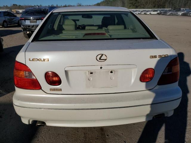 JT8BD68S8X0056525 - 1999 LEXUS GS 300 WHITE photo 6