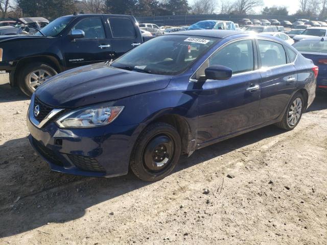 3N1AB7APXGY261674 - 2016 NISSAN SENTRA S BLUE photo 1