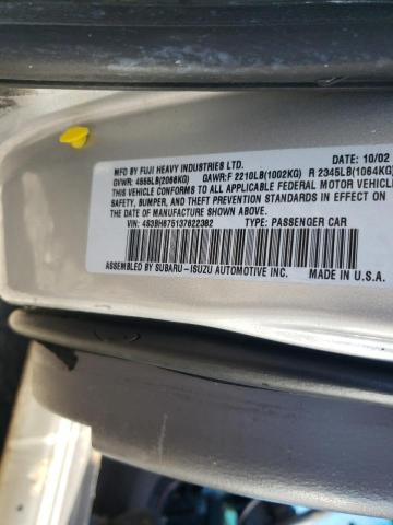 4S3BH675137622382 - 2003 SUBARU LEGACY OUTBACK AWP 银色 照片 12