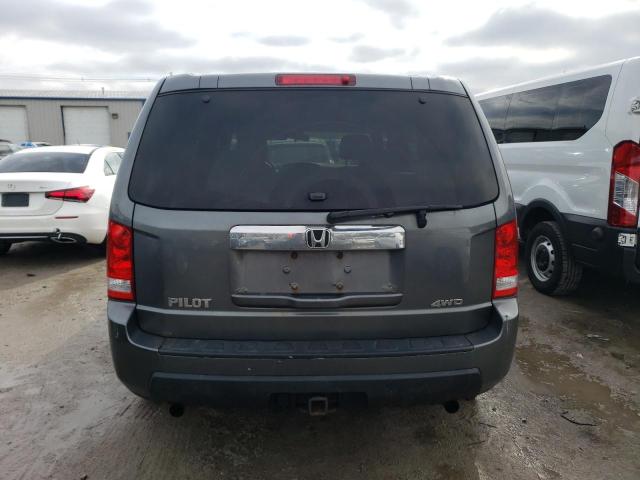 5FNYF4H2XAB025814 - 2010 HONDA PILOT LX CHARCOAL photo 6