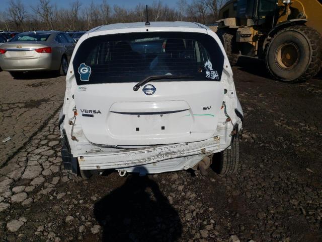 3N1CE2CP4KL366779 - 2019 NISSAN VERSA NOTE S WHITE photo 6