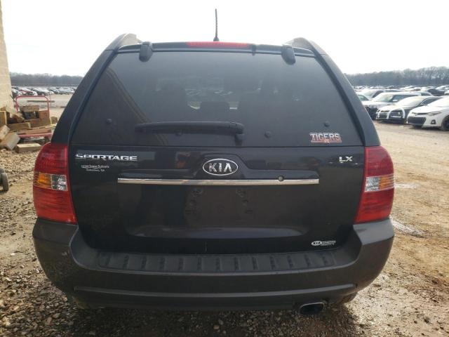 KNDJF724777429505 - 2007 KIA SPORTAGE LX BLACK photo 6