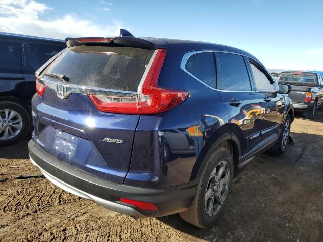 5J6RW2H59KA014973 - 2019 HONDA CR-V EX BLUE photo 3