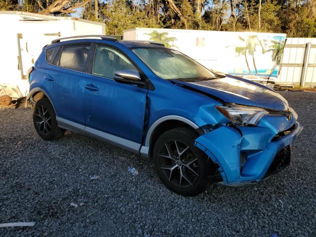 2T3NFREV7JW464512 - 2018 TOYOTA RAV4 SE BLUE photo 4