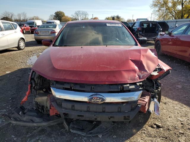 3FAHP0HG0BR126884 - 2011 FORD FUSION SE RED photo 5