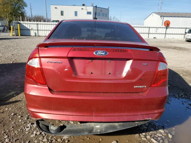 3FAHP0HG0BR126884 - 2011 FORD FUSION SE RED photo 6
