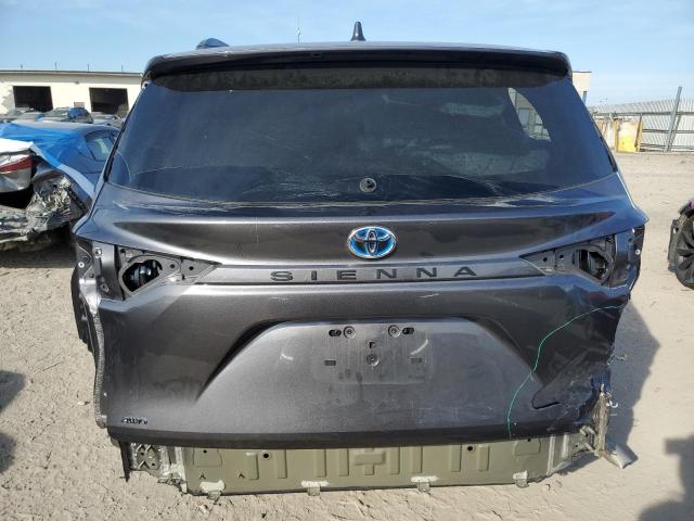 5TDJSKFC6RS109911 - 2024 TOYOTA SIENNA XLE CHARCOAL photo 6