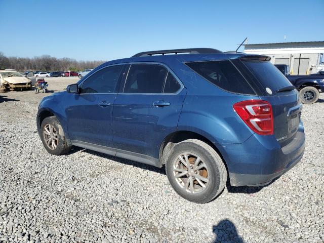 2GNALCEK2H6185721 - 2017 CHEVROLET EQUINOX LT BLUE photo 2