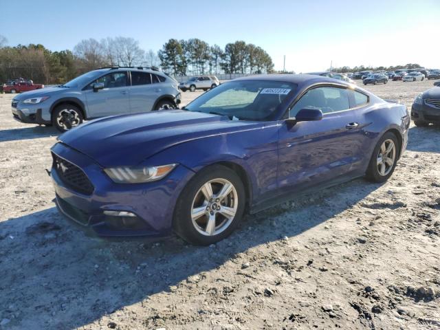 1FA6P8TH0F5300628 - 2015 FORD MUSTANG BLUE photo 1