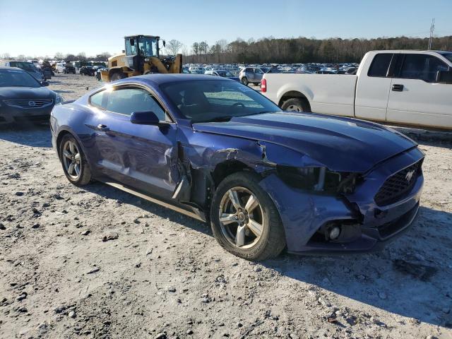 1FA6P8TH0F5300628 - 2015 FORD MUSTANG BLUE photo 4