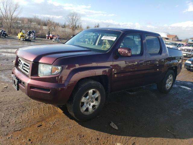 2HJYK16448H513168 - 2008 HONDA RIDGELINE RTS MAROON photo 1