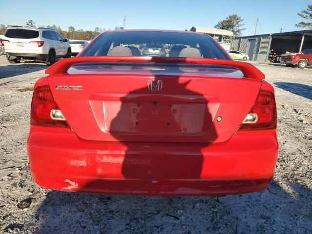 1HGEM22983L086406 - 2003 HONDA CIVIC EX RED photo 6