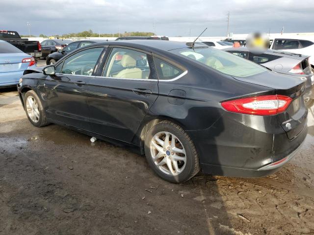 3FA6P0H72FR141769 - 2015 FORD FUSION SE BLACK photo 2