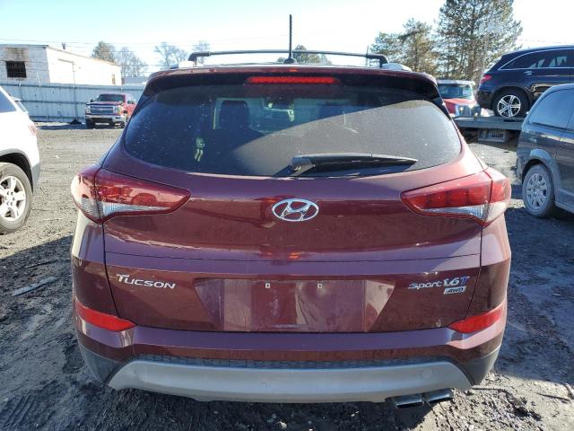 KM8J3CA26HU269584 - 2017 HYUNDAI TUCSON LIMITED BURGUNDY photo 6