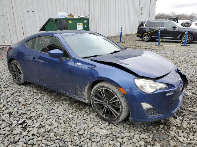 JF1ZNAA13D2707714 - 2013 TOYOTA SCION FR-S BLUE photo 4