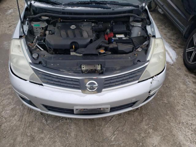 3N1BC13E67L403252 - 2007 NISSAN VERSA S SILVER photo 11