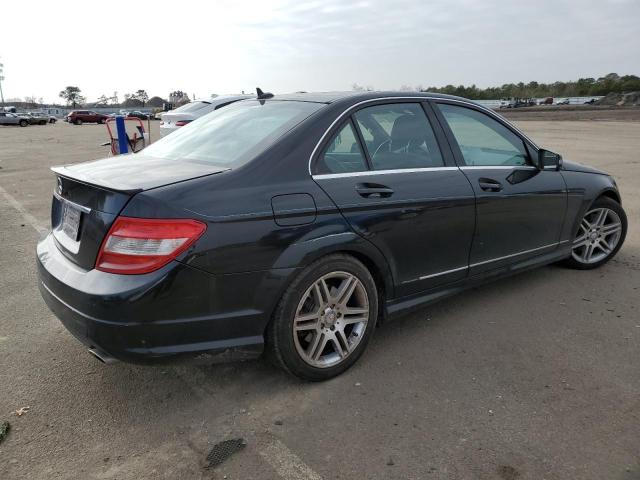 WDDGF5GBXAR111627 - 2010 MERCEDES-BENZ C 350 BLACK photo 3