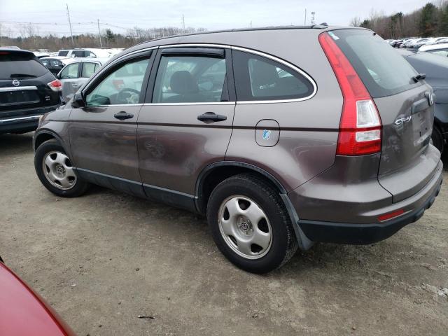 5J6RE4H33BL033360 - 2011 HONDA CR-V LX GRAY photo 2