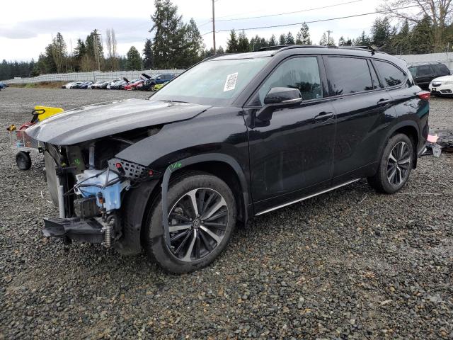 5TDLZRBH9NS251274 - 2022 TOYOTA HIGHLANDER XSE BLACK photo 1