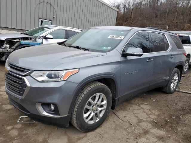 1GNEVGKW4KJ268362 - 2019 CHEVROLET TRAVERSE LT CHARCOAL photo 1