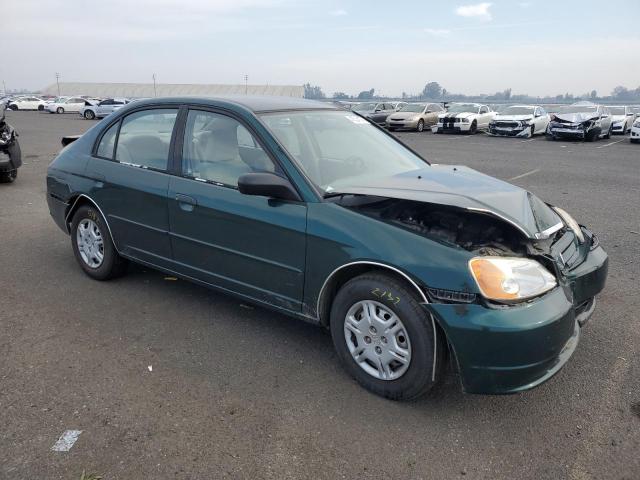 2HGES16531H502170 - 2001 HONDA CIVIC LX GREEN photo 4