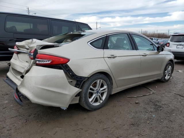 3FA6P0HD2JR104350 - 2018 FORD FUSION SE BEIGE photo 3