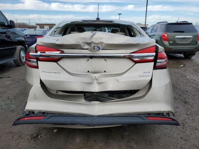 3FA6P0HD2JR104350 - 2018 FORD FUSION SE BEIGE photo 6