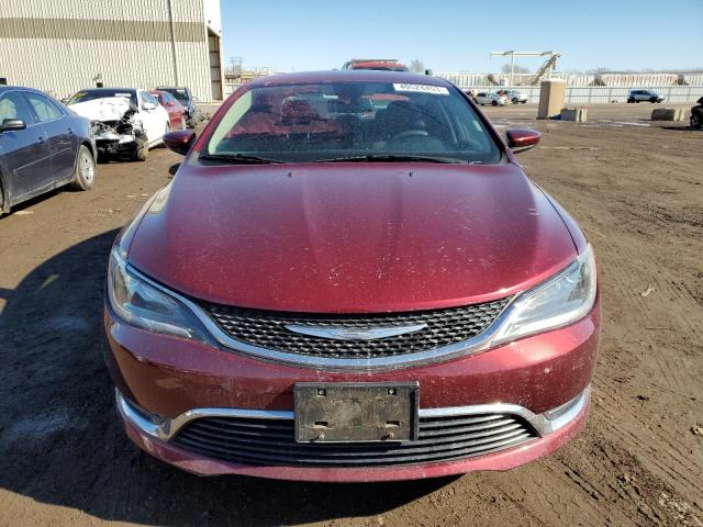 1C3CCCAB0GN134417 - 2016 CHRYSLER 200 LIMITED BURGUNDY photo 5