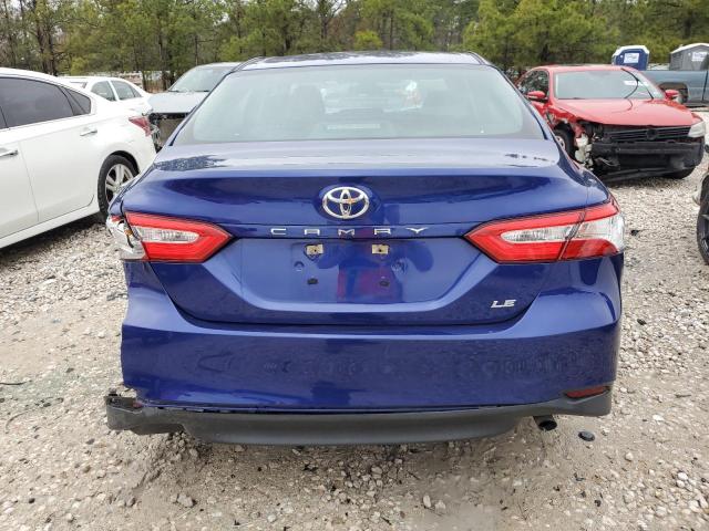 4T1B11HK2JU600879 - 2018 TOYOTA CAMRY L BLUE photo 6