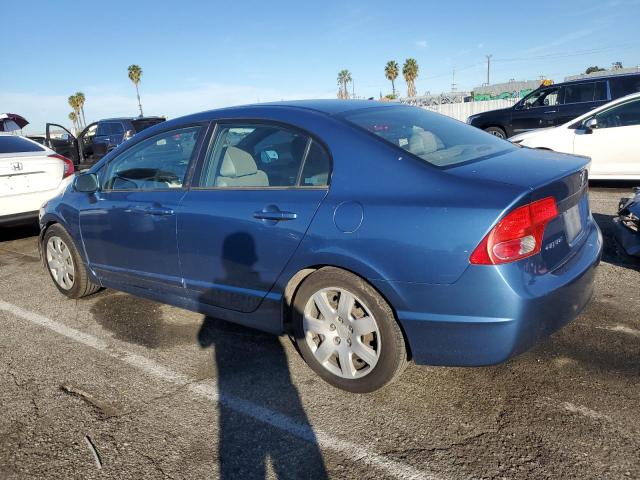 JHMFA16547S000810 - 2007 HONDA CIVIC LX BLUE photo 2