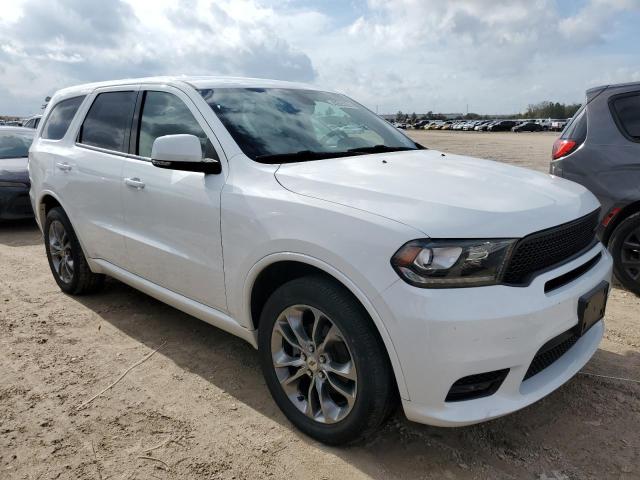 1C4RDJDG2KC701259 - 2019 DODGE DURANGO GT WHITE photo 4