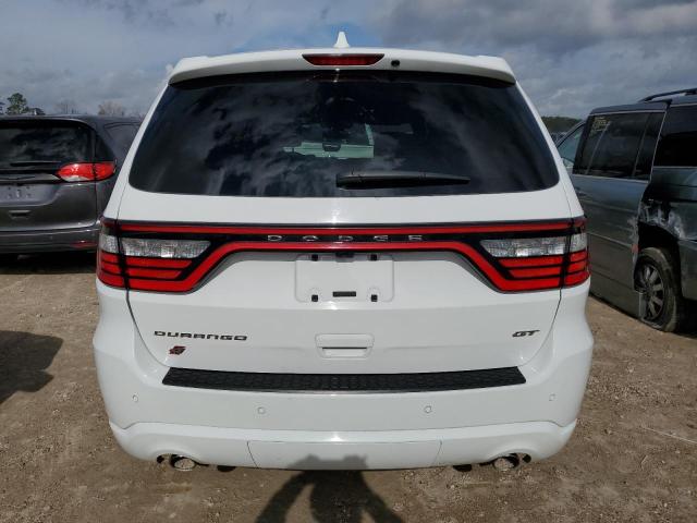 1C4RDJDG2KC701259 - 2019 DODGE DURANGO GT WHITE photo 6