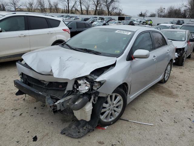 1NXBU40E39Z124023 - 2009 TOYOTA COROLLA BASE SILVER photo 1