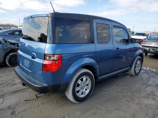 5J6YH28798L019322 - 2008 HONDA ELEMENT EX BLUE photo 3