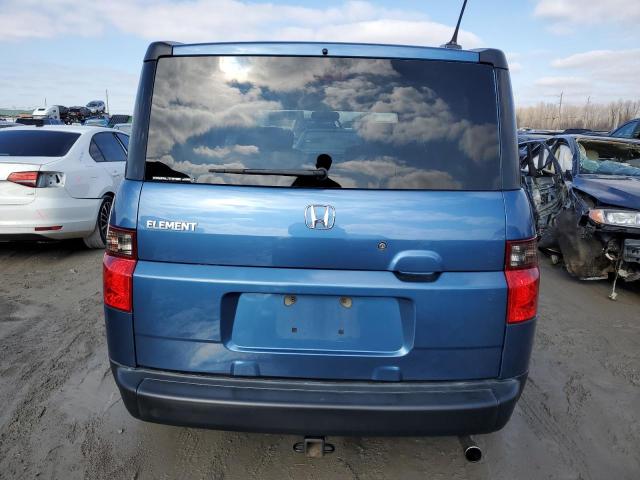 5J6YH28798L019322 - 2008 HONDA ELEMENT EX BLUE photo 6