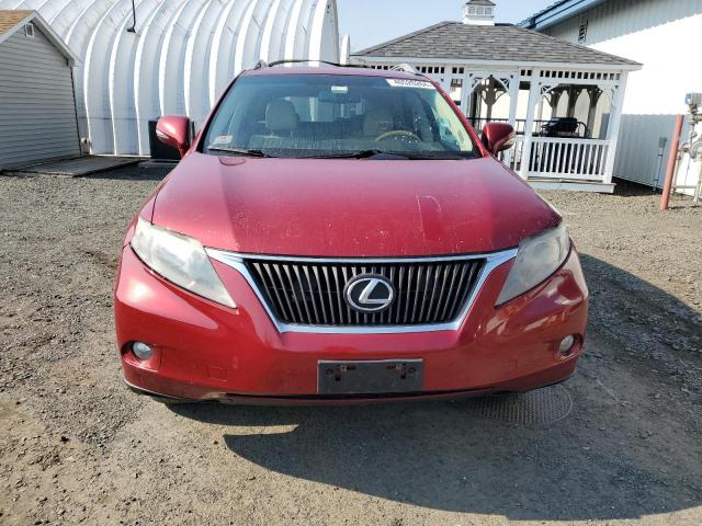 2T2BK1BA2AC027251 - 2010 LEXUS RX 350 BURGUNDY photo 5