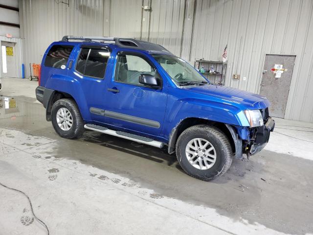 5N1AN0NW7EN810203 - 2014 NISSAN XTERRA X BLUE photo 4