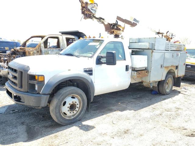 1FD4F46Y28EB02009 - 2008 FORD F450 SUPER DUTY WHITE photo 2